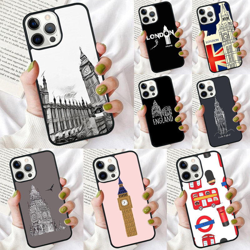 Phone Cases London - ビッグ・ベン・タワー ロンドンデザイン iPhone 18、17 Air、16 PRO