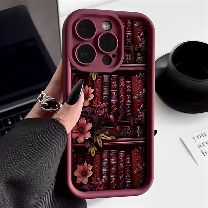 ブックフラワー柄のおしゃれなスマホケース iPhone 17 - Phone Cases Xr Iphone のレビューと価格