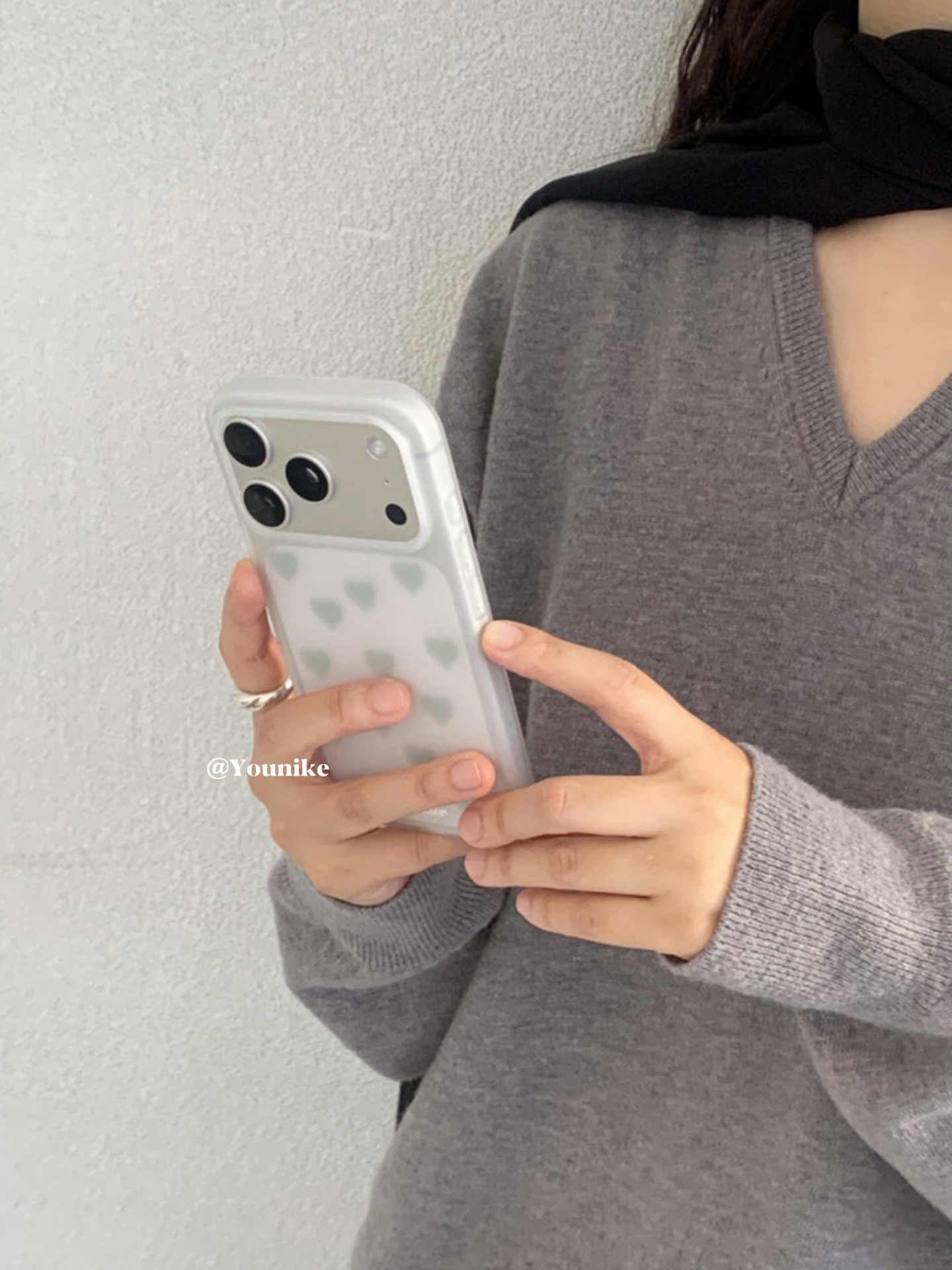 韓国風のシンプルなミストグリーン＆ブルーの「愛」をモチーフに - Phone Cases Iphone 13 のレビューと価格
