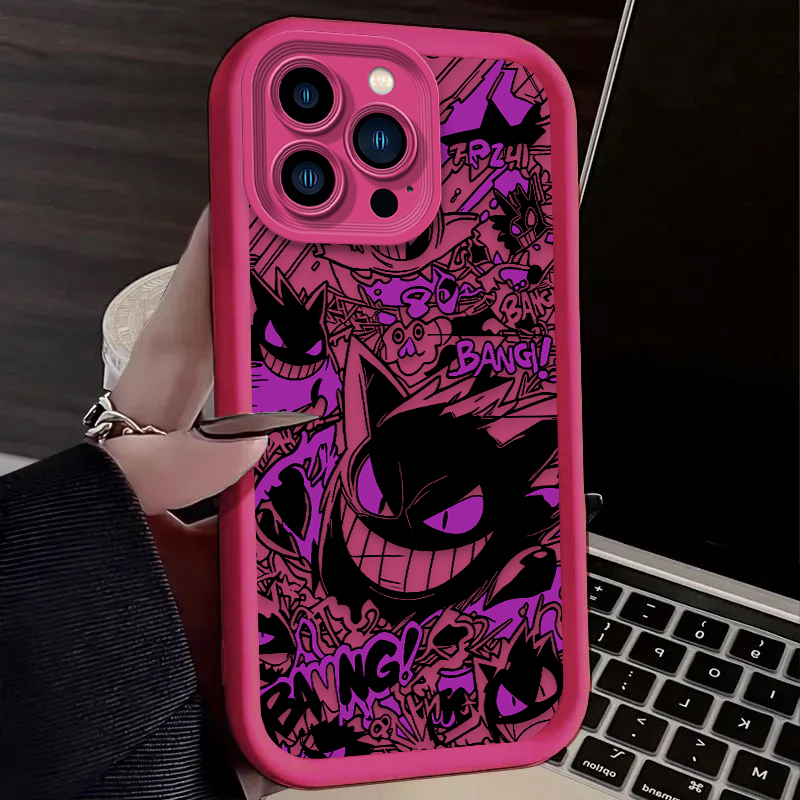 ポケモン ゲンガー グラフィティ スマホケース iPhone - Phone Cases Xr Iphone のレビューと価格