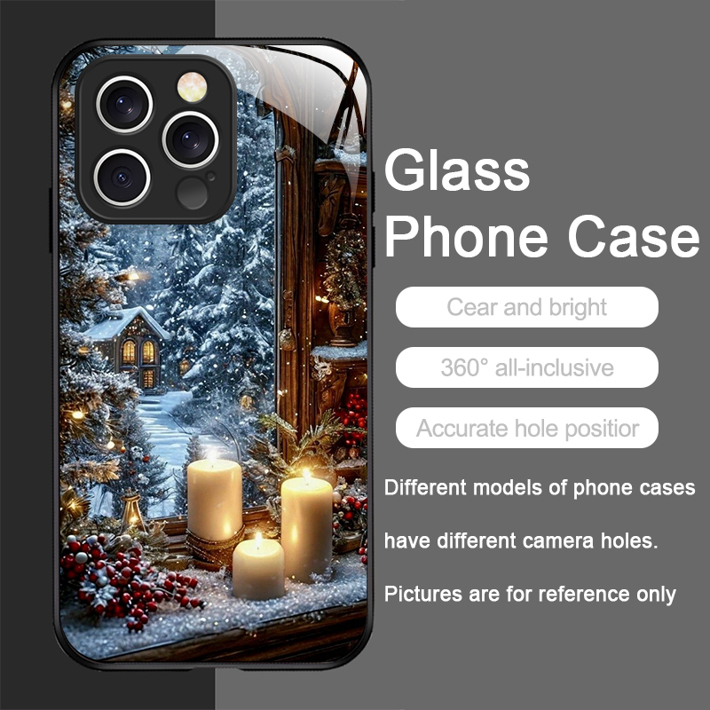 クリスマスツリー ギフト 雪景色 クリエイティブ スマホケー - Phone Cases Iphone 13 のレビューと価格